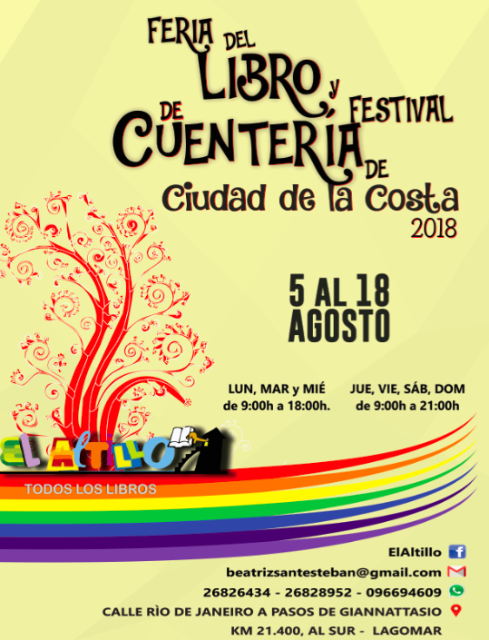 Feria del Libro y Festival de Cuentería de Ciudad de la Costa -2018-