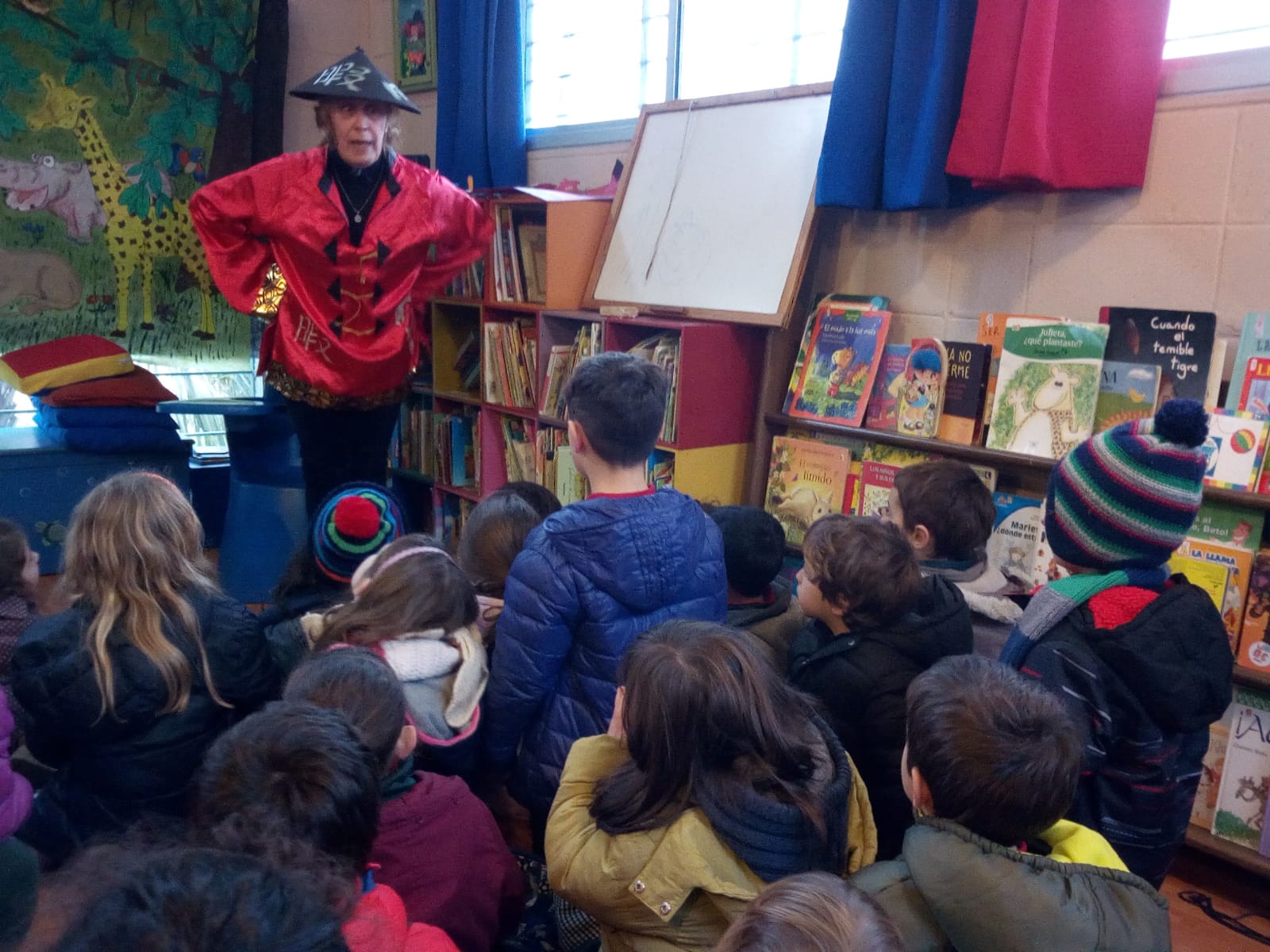 Actividad con alumnos en Tu Biblioteca