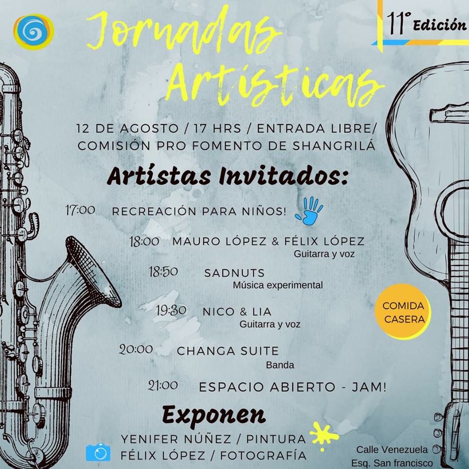 11a. edición de JORNADAS ARTÍSTICAS