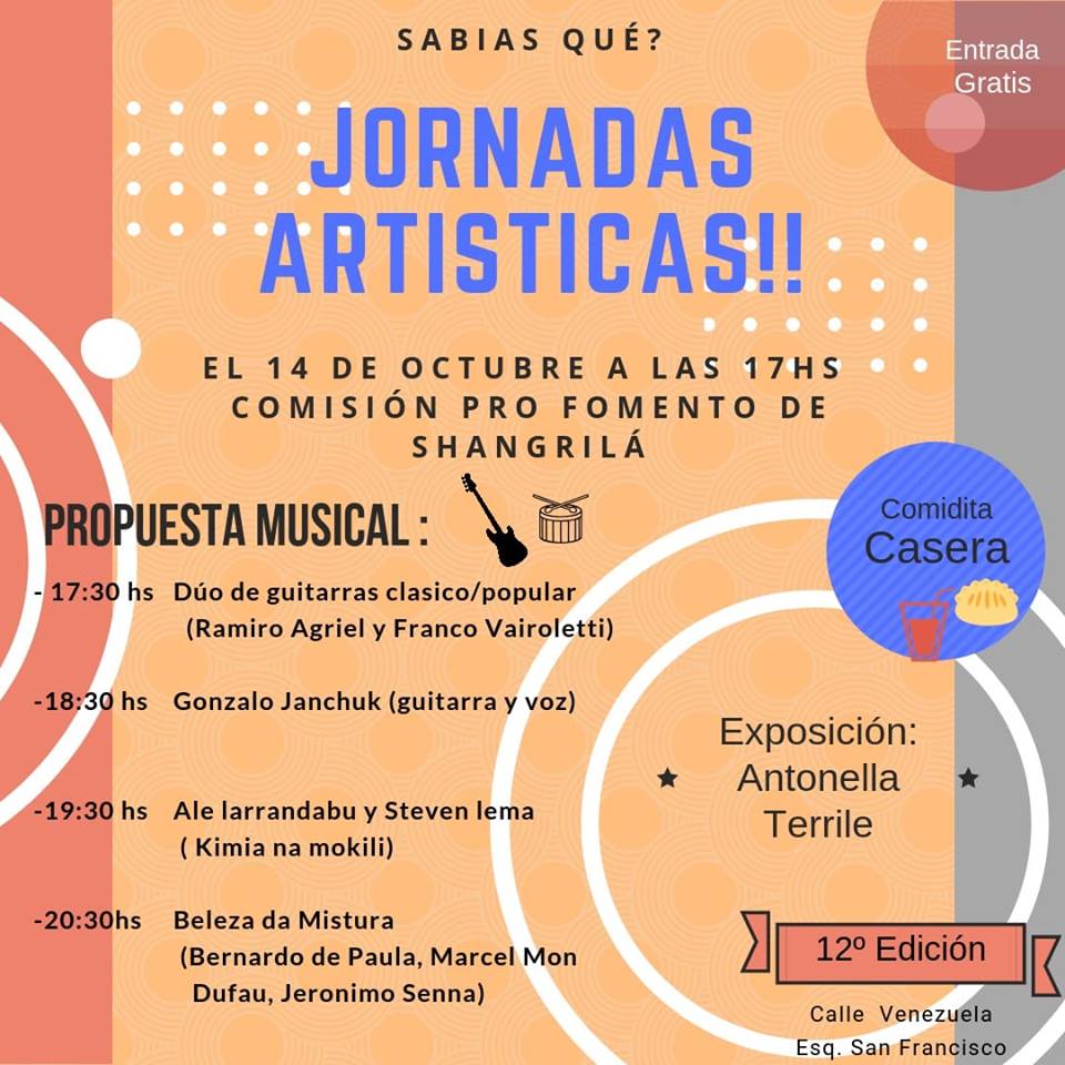 12a. edición de JORNADAS ARTÍSTICAS