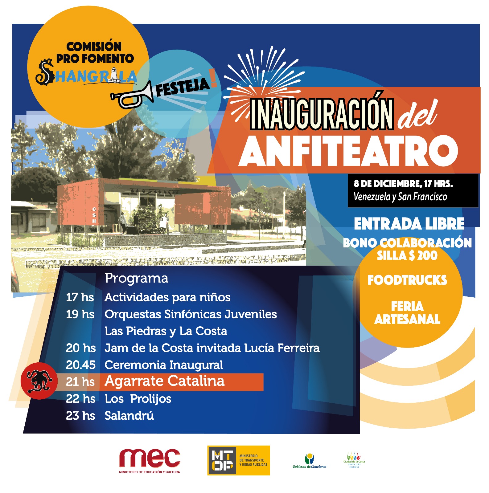 Sábado 8 diciembre  INAUGURACIÓN del ANFITEATRO